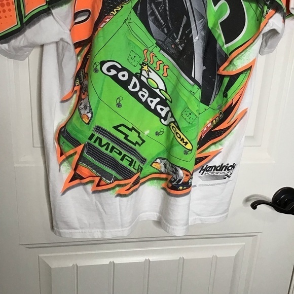 CHASE AUTHENTICS NASCAR Mark Martin Go Daddy Dual Graphic Racing T Shirt. - Picture 9 of 13